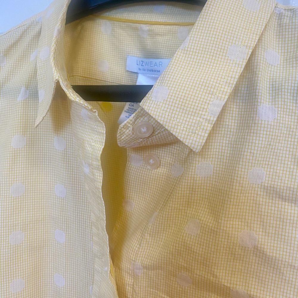 Talbots Woman’s 2X  100% cotton button down shirt lightweight breathable vintage
